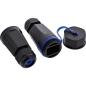 Preview: InLine® Kabelverbinder Leergehäuse RJ45 Keystone, IP68, mit Deckel