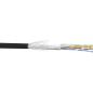Preview: InLine® Patchkabel Cat.5e, schwarz, SF/UTP, AWG26, PVC, 100m
