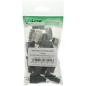 Preview: 10er Pack InLine® Crimpst. RJ45 gesch., mit Knickschutz & Einfädelhilfe, grau