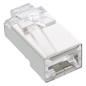 Preview: 10er Pack InLine® Crimpstecker RJ45, für starre Kabel (Verlegekabel) bis AWG24