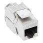 Preview: InLine® Keystone RJ45 Buchse / LSA Einsatz, SNAP-In, Cat.6a, schmale Bauform