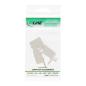 Preview: InLine® Keystone RJ45 Buchse / LSA Einsatz, SNAP-In, Cat.6a, schmale Bauform