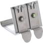 Preview: InLine® Keystone SNAP-In Metall-Modulhalter, 2-fach für Hutschiene