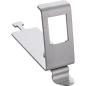 Preview: InLine® Keystone SNAP-In Metall-Modulhalter, 1-fach für Hutschiene, mit Lasche