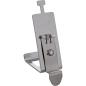 Preview: InLine® Keystone SNAP-In Metall-Modulhalter, 1-fach für Hutschiene, mit Lasche