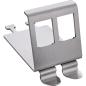 Preview: InLine® Keystone SNAP-In Metall-Modulhalter, 2-fach für Hutschiene, mit Lasche