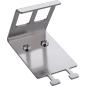 Preview: InLine® Keystone SNAP-In Metall-Modulhalter, 2-fach für Hutschiene, mit Lasche