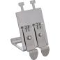 Preview: InLine® Keystone SNAP-In Metall-Modulhalter, 2-fach für Hutschiene, mit Lasche