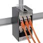 Preview: InLine® Verteilerkasten 6-Port Cat.6A Wand-/Hutschiene inkl. Keystone-Module