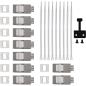 Preview: InLine® Verteilerkasten 9-Port Cat.6A Wand-/Hutschiene inkl. Keystone-Module