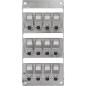 Preview: InLine® Verteilerkasten 12-Port Cat.6A Wand-/Hutschiene inkl. Keystone-Module