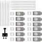 Preview: InLine® Verteilerkasten 12-Port Cat.6A Wand-/Hutschiene inkl. Keystone-Module