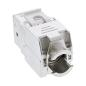 Preview: InLine® Keystone RJ45 Buchse, geschirmt, Cat.6A, weiß 8er Pack
