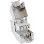 Preview: InLine® Keystone RJ45 Buchse, geschirmt, Cat.6A, weiß 8er Pack