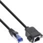 Preview: InLine® Patchkabel Verlängerung, S/FTP (PiMf), Cat.6A, halogenfrei, Kupfer