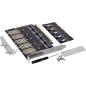 Preview: InLine® Schnittstellenkarte, PCIe x16 zu 5x M.2 Key B SATA, inkl. Low-Profile