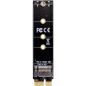 Preview: InLine® Schnittstellenkarte, PCIe x1 zu M.2 Key M NVMe SSD