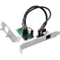 Preview: InLine® Mini-PCIe Gigabit Netzwerkkarte, 1x RJ45, Half-Size, inkl. RJ45-Modul