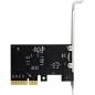 Preview: InLine® Schnittstellenkarte, PCIe x4, 1x USB-C Buchse, USB 3.2 Gen.2x2
