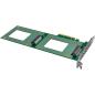 Preview: InLine® PCIe Karte zu 2x intern U.2 NVMe SFF-8639 – Bifurcation, PCIe x8, schmal