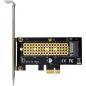 Preview: InLine® PCI Express Karte zu 1x intern NVMe M.2 Key M, PCIe x1