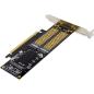 Preview: InLine® PCIe Karte x16 zu 2x M.2, 1x mSATA