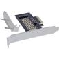 Preview: InLine® PCIe Karte zu 1x intern NVMe M.2 Key M, PCIe x4