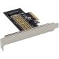 Preview: InLine® PCIe Karte zu 1x intern NVMe M.2 Key M, PCIe x4