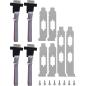Preview: InLine® Schnittstellenkarte M.2 zu 4x seriell 9pol Stecker