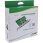Preview: InLine® Schnittstellenkarte, 4x USB-A 3.2 Gen. 1, PCIe x1