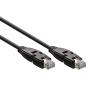 Preview: InLine® Patchkabel 180°, S/FTP (PiMf), Cat.6A, halogenfrei, 1m
