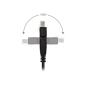 Preview: InLine® Patchkabel 180°, S/FTP (PiMf), Cat.6A, halogenfrei, 1m
