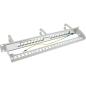 Preview: InLine® Patchfeld Cat.6A 16-fach, mit 3 Bügeln, 16 Keystones, 19", 1HE, grau