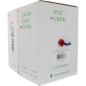 Preview: InLine® Patchkab., S/FTP (PiMf), Cat.6A, 500MHz, halogenfrei, Kupfer, blau, 100m