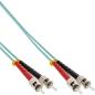 Preview: InLine® LWL Duplex Kabel, ST/ST, 50/125µm, OM3