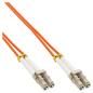 Preview: InLine® LWL Duplex Kabel, LC/LC, 50/125µm, OM2