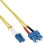 Preview: InLine® LWL Duplex Kabel, LC/SC, 9/125µm, OS2