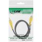 Preview: InLine® Cinch Kabel, Video, 1x Cinch Stecker / Stecker, Steckerfarbe gelb, 7m