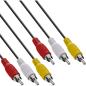 Preview: InLine® Cinch Kabel, Audio/Video 3x Cinch, Stecker / Stecker, 2m
