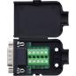 Preview: InLine® D-Sub 9 Breakout-Terminalblock, Stecker, Schraubklemme
