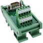 Preview: InLine® D-Sub 9 Terminalblock, Stecker, Schraubklemme, Hutschiene