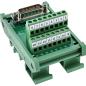 Preview: InLine® D-Sub 15 Terminalblock, Stecker, Hutschiene, Schraubklemmen