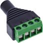 Preview: InLine® 3,5mm 4-pol Klinkenbuchse an Terminalblock, Stereo/Mikro