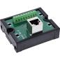 Preview: InLine® RJ45 Breakout-Buchse an 9-pol. Schraubklemme, Hutschiene, geschirmt