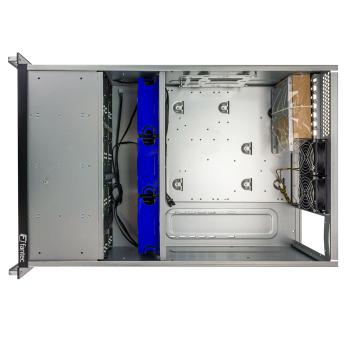 FANTEC SRC-4240X07-12G, 24x 4HE 19"-Storagegehäuse ohne Netzteil, 680mm tief