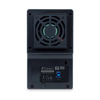 FANTEC QB-X2US3R, HDD-RAID-Gehäuse mit USB 3.2 für zwei SATA-Festplatten