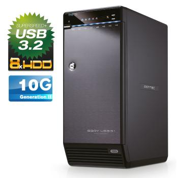 FANTEC QB-X8U31 8x 3.5" HDD Festplattengehäuse USB 3.2