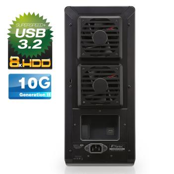 FANTEC QB-X8U31 8x 3.5" HDD Festplattengehäuse USB 3.2