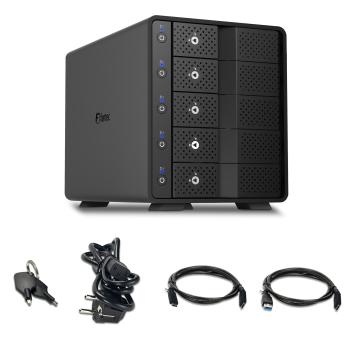 FANTEC MB-X5U31H Storagegehäuse 5x 3,5"/2,5" HDD/SSD USB 3.2