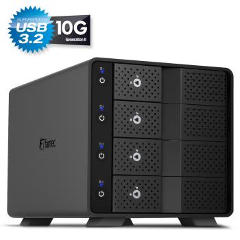 FANTEC MB-X4U31 Storagegehäuse 4x 3,5"/2,5" HDD/SSD USB 3.2